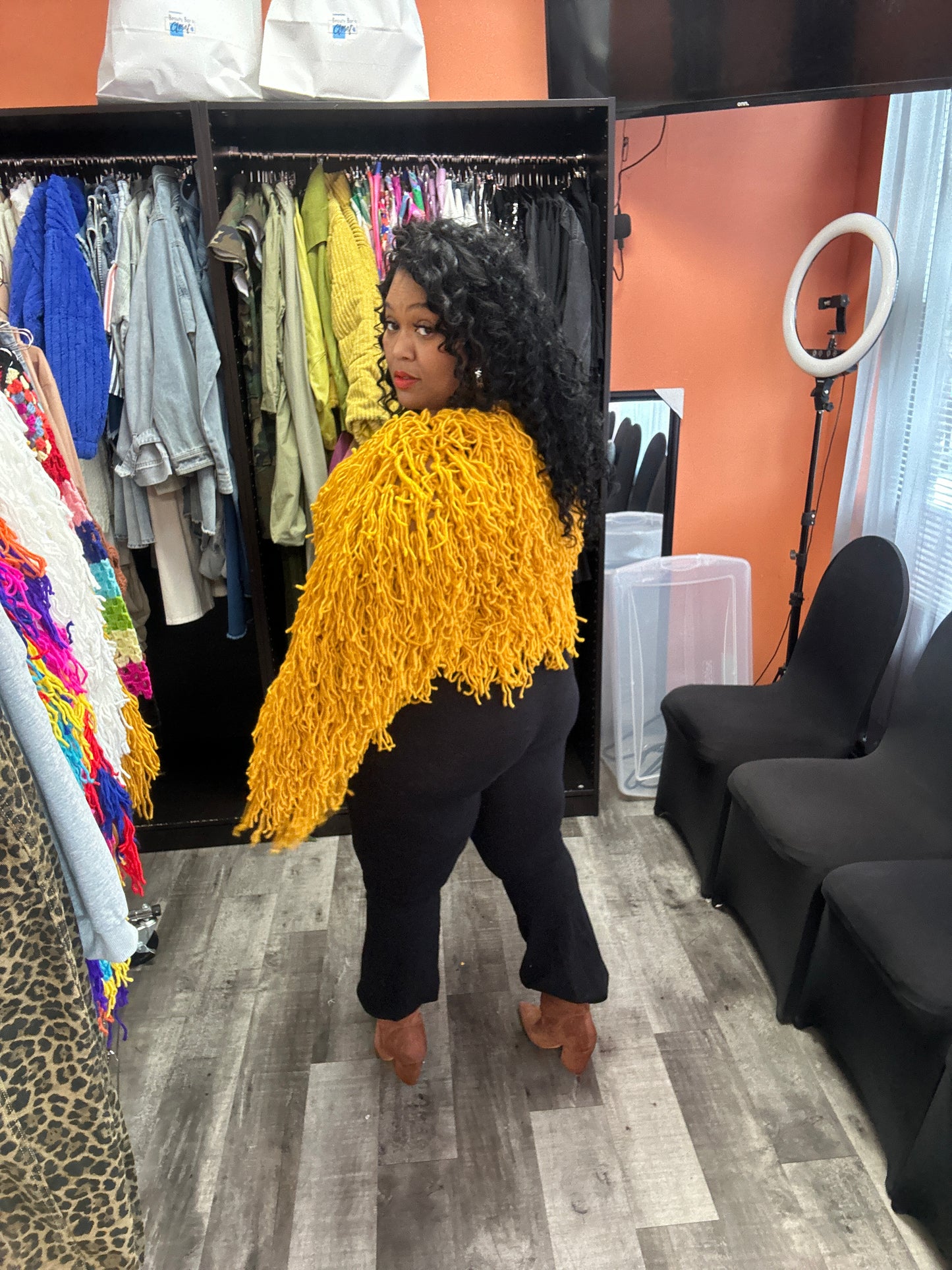 Michelle shaggy sweater