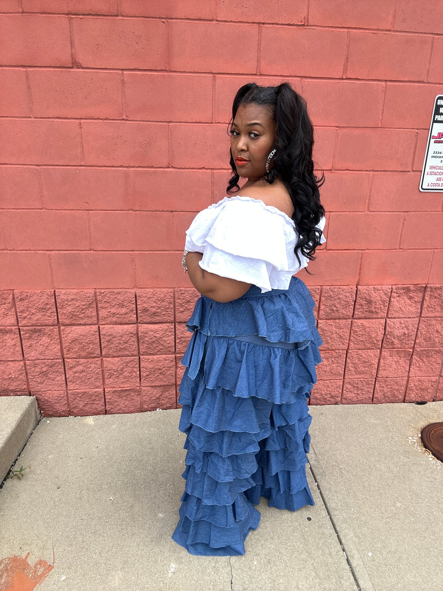 Pebbles ruffled pants